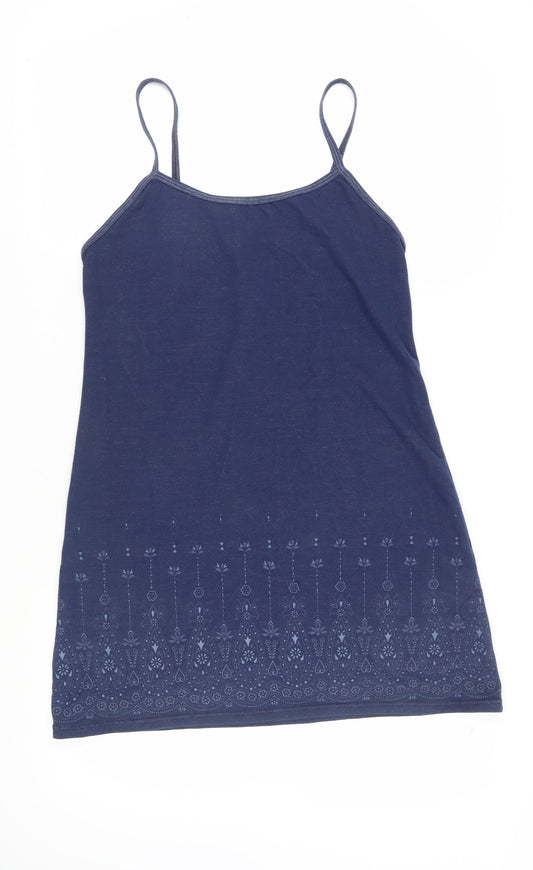 Casual Club Women's Blue Slip Dress, Size 16