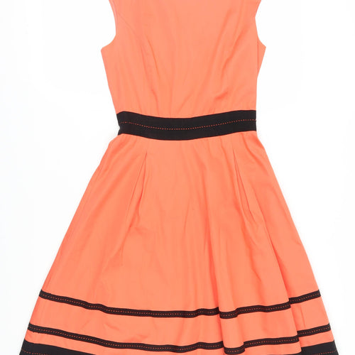 Sand Copenhagen Women's Orange Fit & Flare Dress