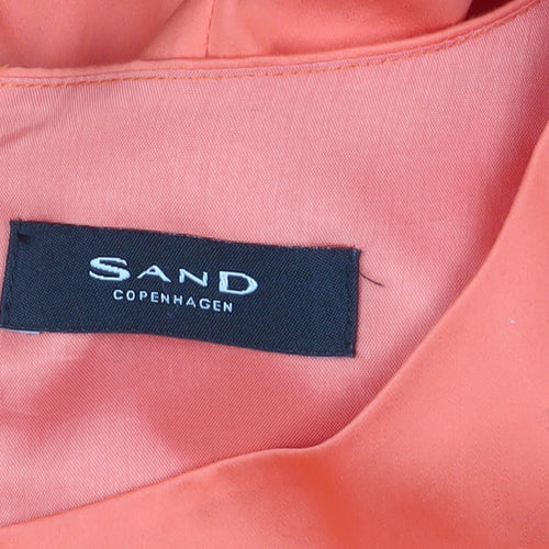 Sand Copenhagen Women's Orange Fit & Flare Dress