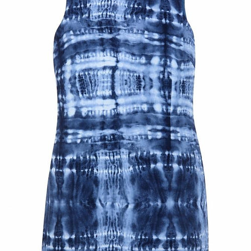 Annabelle London Blue Tie Dye Sleeveless Women's Shift Dress