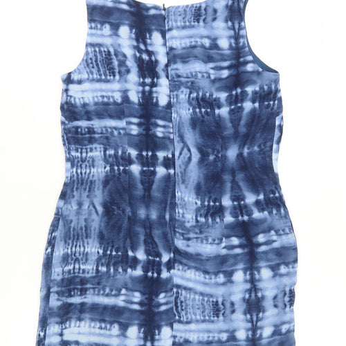 Annabelle London Blue Tie Dye Sleeveless Women's Shift Dress