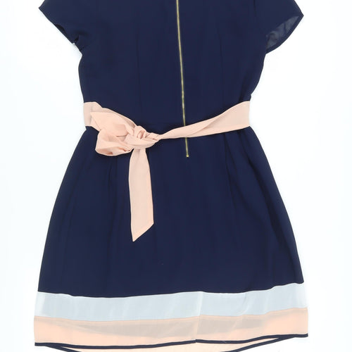 Apricot Women's Blue Short Sleeve Dress