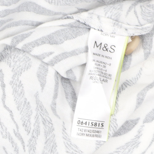 Marks and Spencer Women's Zebra Print Dress, Size 8