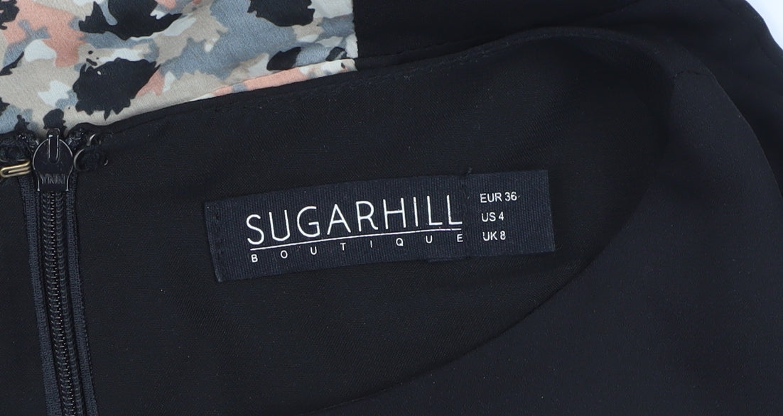 Sugarhill Women's Multicoloured Fit & Flare Dress, Size 8