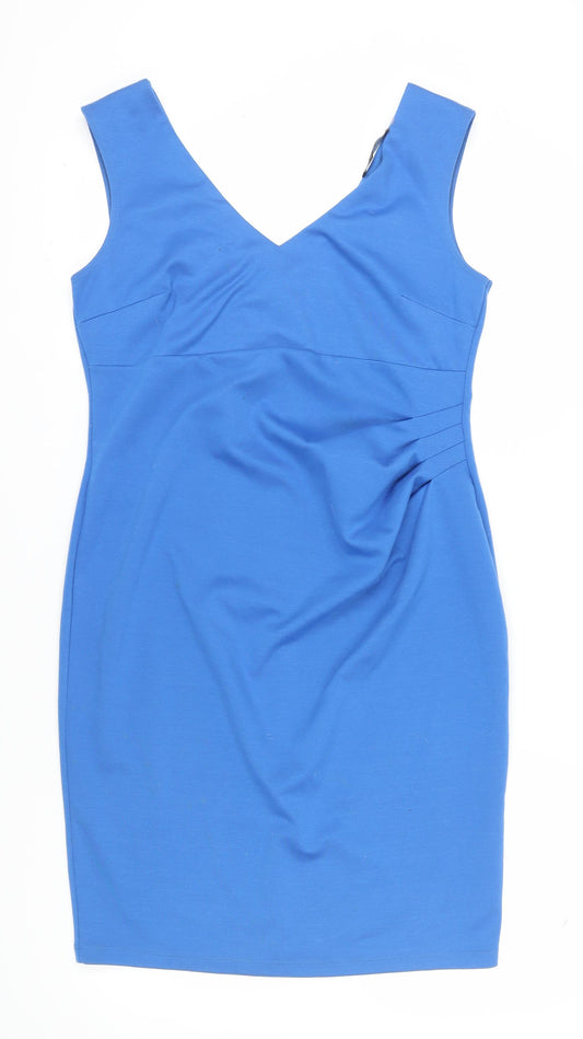 Dorothy Perkins Women's Blue Sheath Dress Size 16