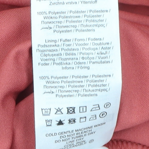 Vila Women's Orange Fit & Flare Dress, Size 12