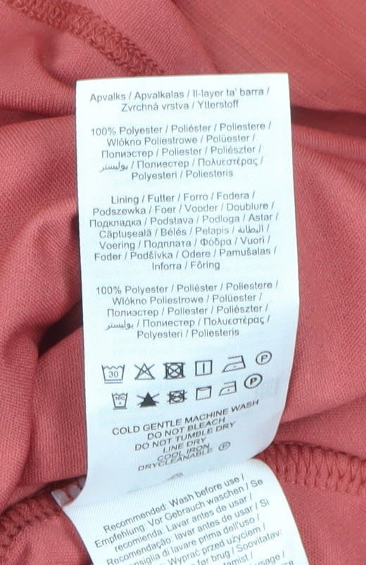 Vila Women's Orange Fit & Flare Dress, Size 12