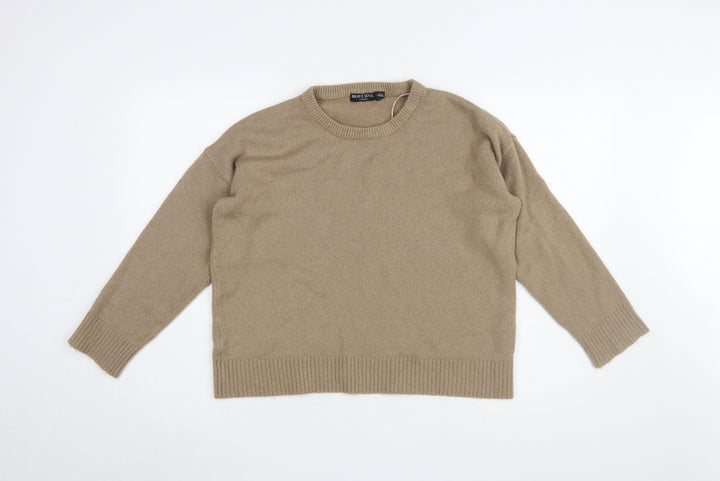 Brave Soul Women's Beige Pullover Jumper, Size L