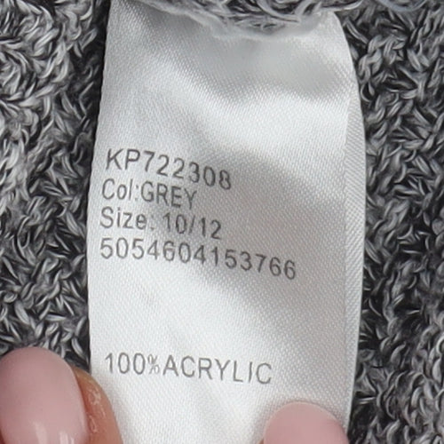 Izabel London Women's Grey Pullover Jumper, Size 10/12