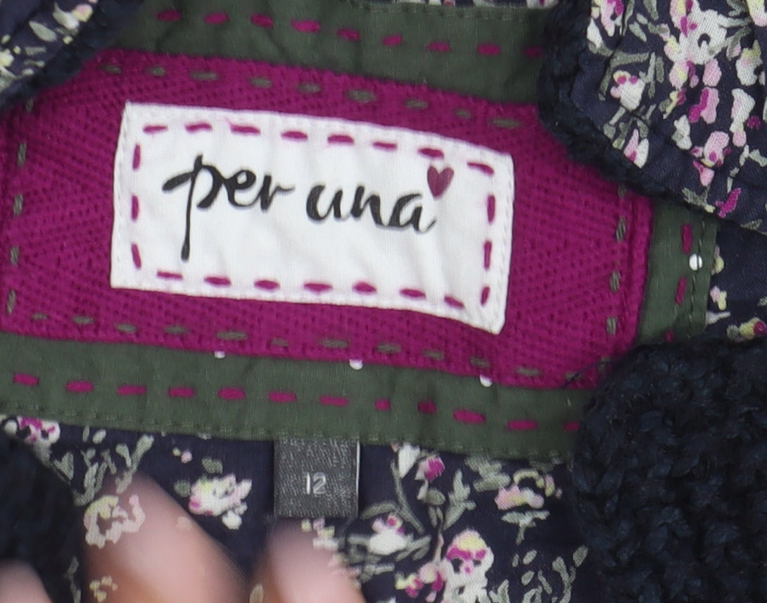 Marks and Spencer Women's Black Cardigan - Size 12