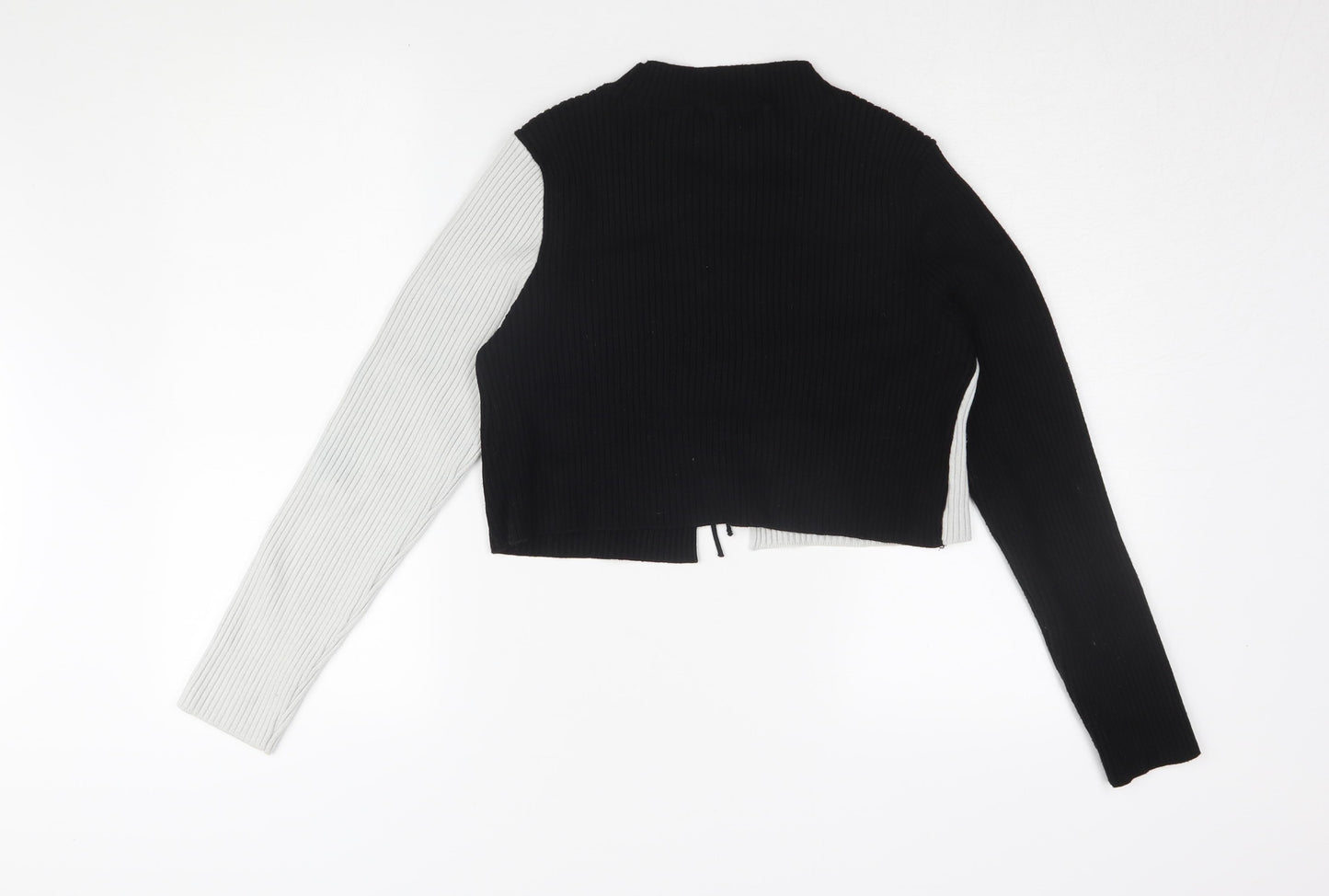 Zara Women's Colourblock Cropped Blouse L
