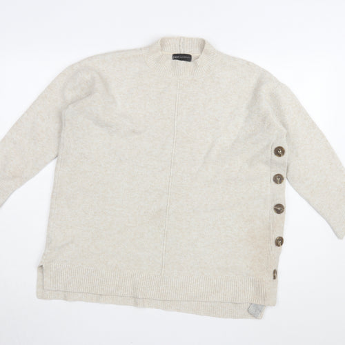 Next Women's Beige Pullover Jumper L Maternity