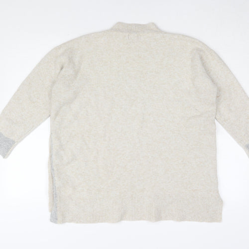 Next Women's Beige Pullover Jumper L Maternity