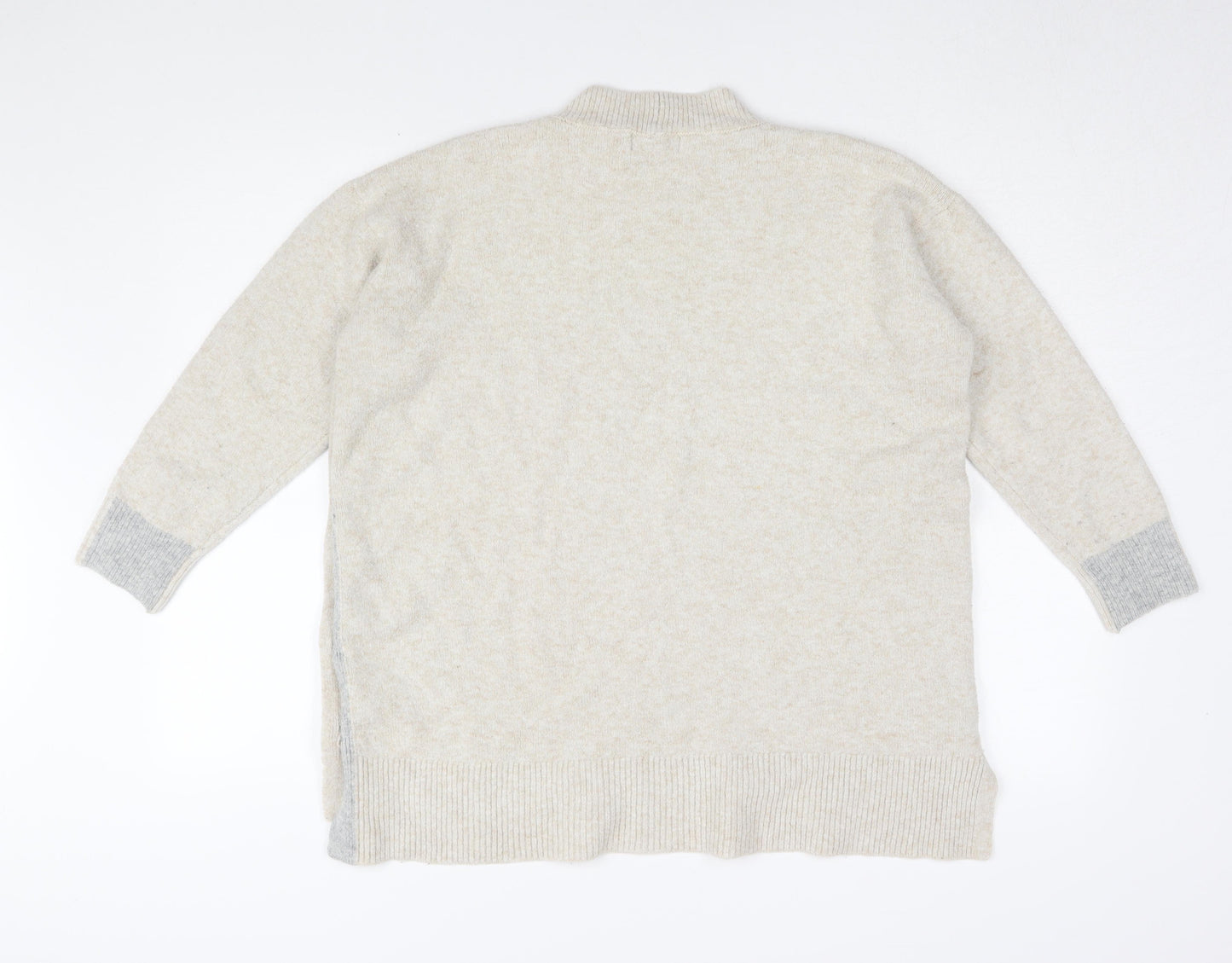 Next Women's Beige Pullover Jumper L Maternity
