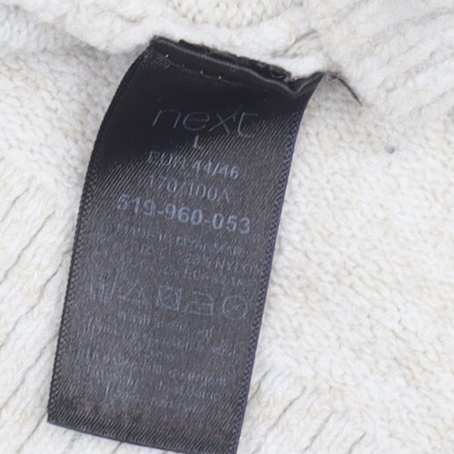 Next Women's Beige Pullover Jumper L Maternity