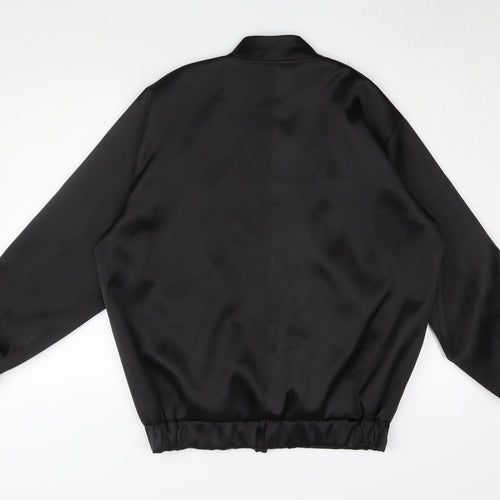 River Island Women's Black Bomber Jacket Size 6