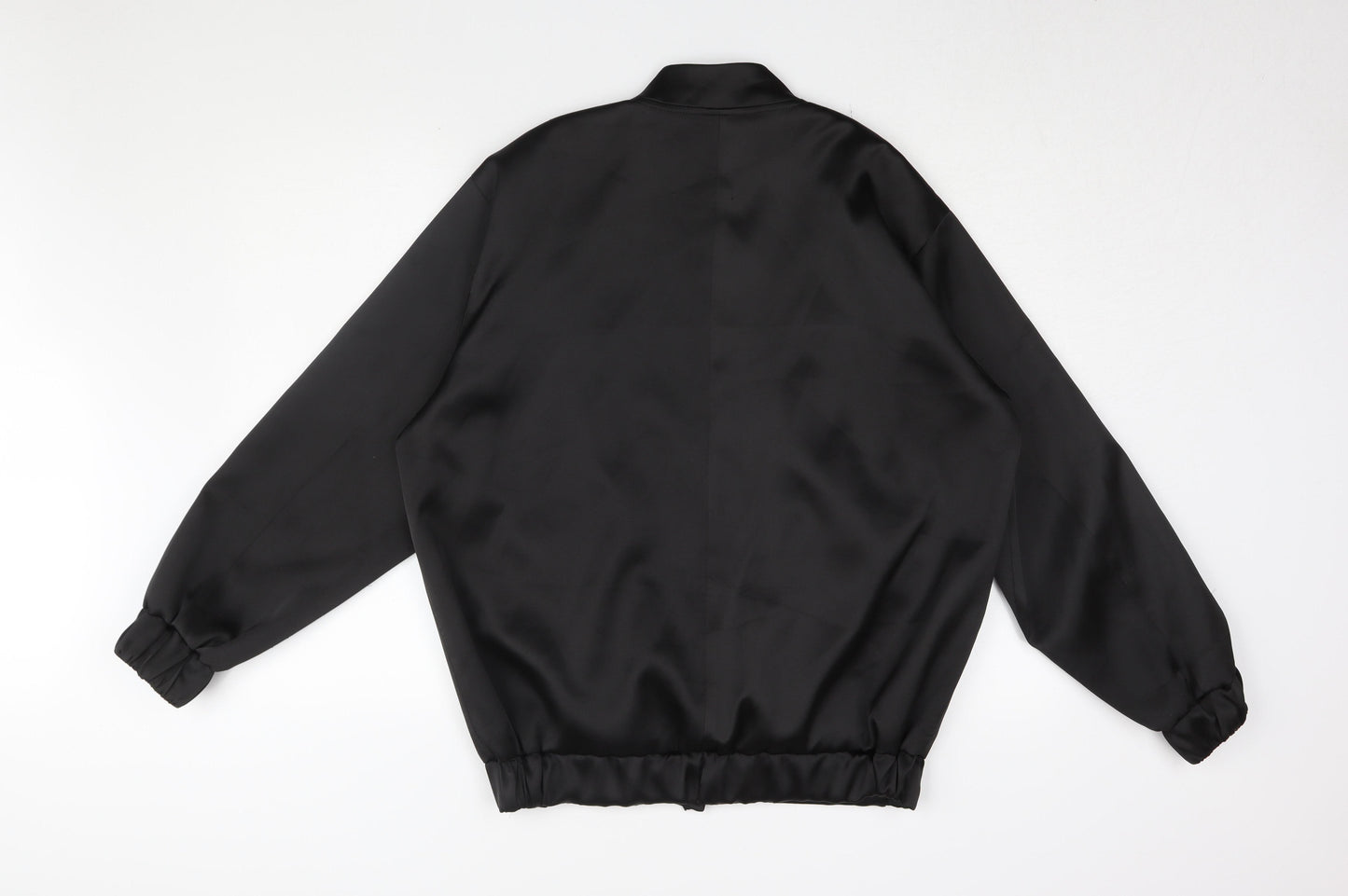 River Island Women's Black Bomber Jacket Size 6