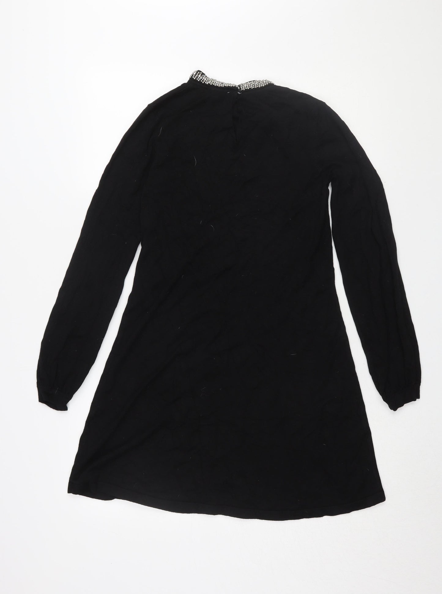 Warehouse Women's Black Shift Dress Size 12 Party