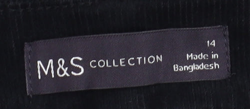 Marks and Spencer Women's Black Straight Jeans Size 14