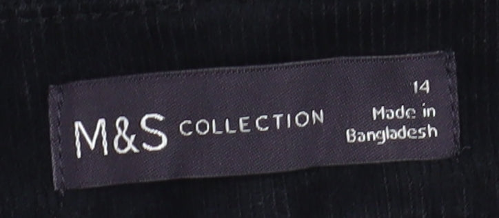 Marks and Spencer Women's Black Straight Jeans Size 14
