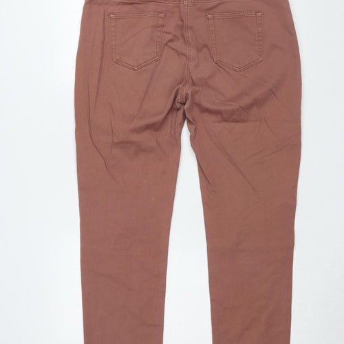 Wallis Women's Brown Denim Jeans 16
