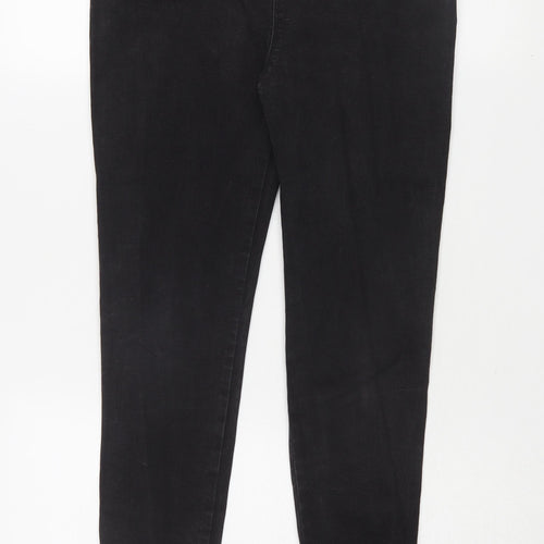 Mango Women's Black Slim Jegging Size 8 Stretch Denim
