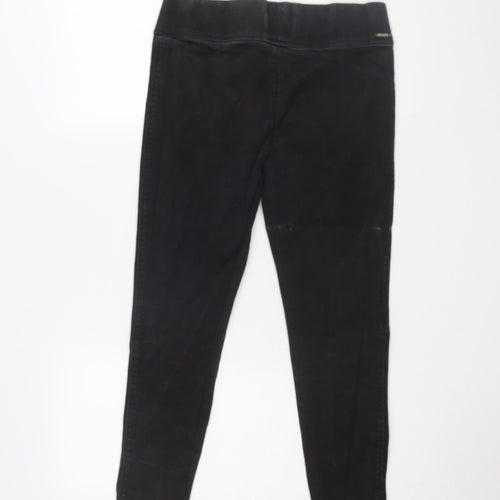 Mango Women's Black Slim Jegging Size 8 Stretch Denim