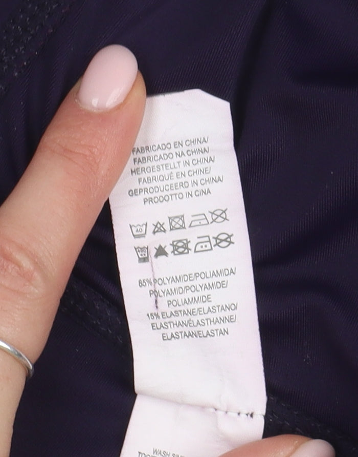 Workout Women's Black Leggings Size 16 Slim Fit