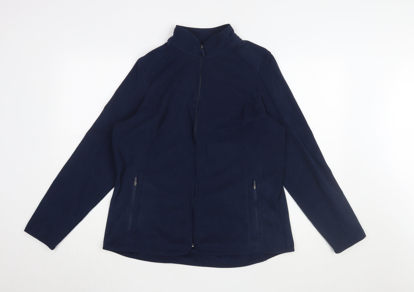 Marks and Spencer Women's Blue Full Zip Jacket Size 16