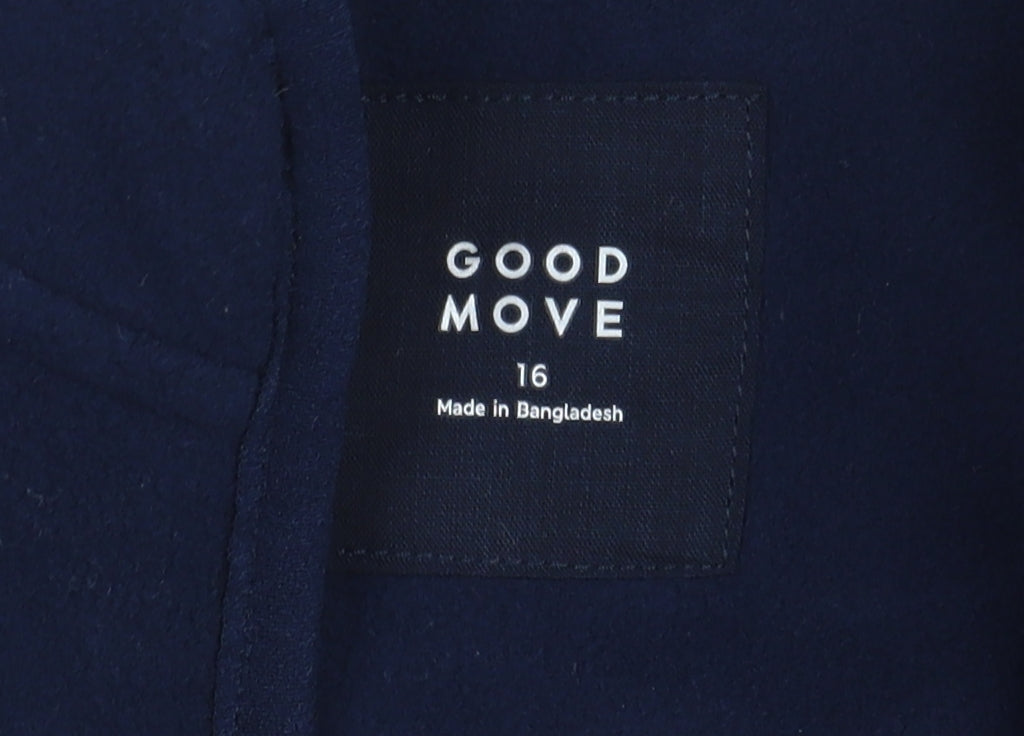 Marks and Spencer Women's Blue Full Zip Jacket Size 16