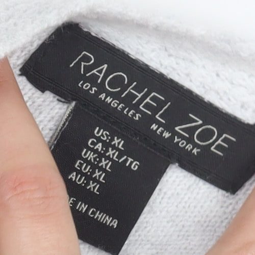 Rachel Zoe Women's Ivory XL Pullover Jumper