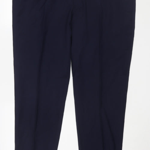 Marks and Spencer Men's Blue Dress Pants, Size XL