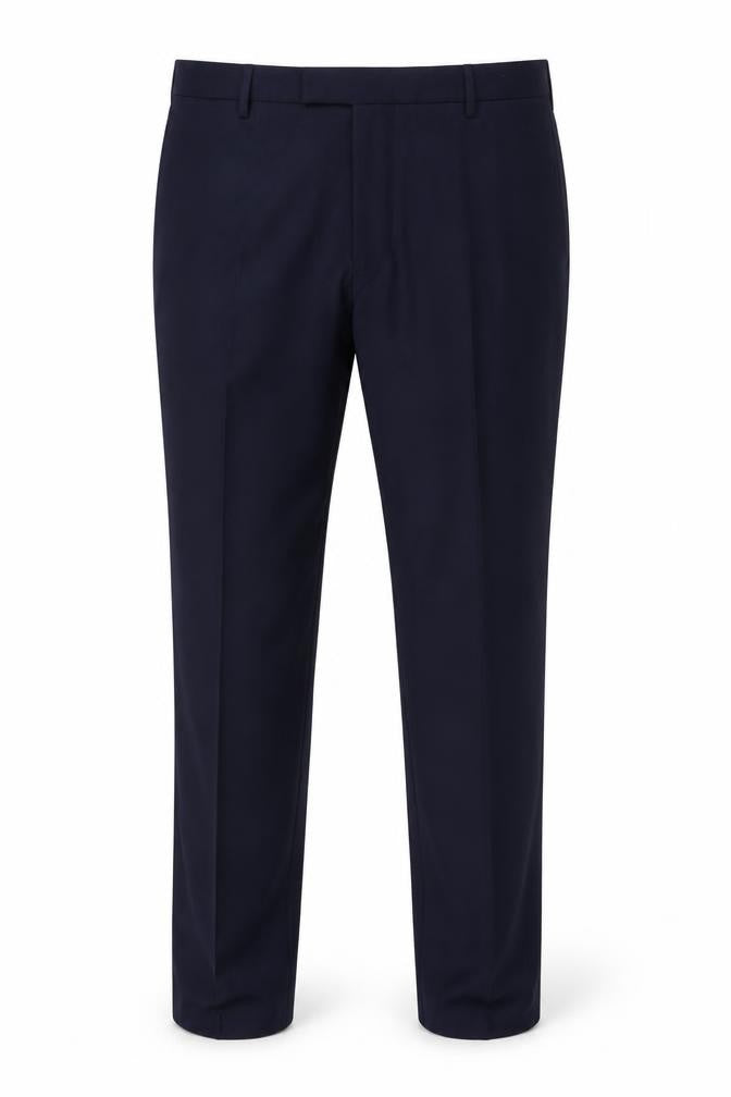 Front view of Marks & Spencer Men's Blue Dress Pants, size XL