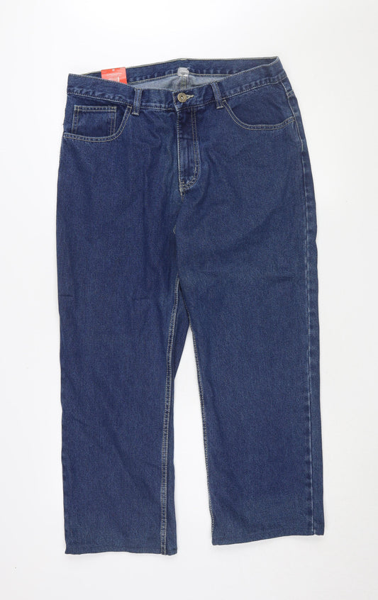 F&F Women's Blue Straight Jeans Size 12