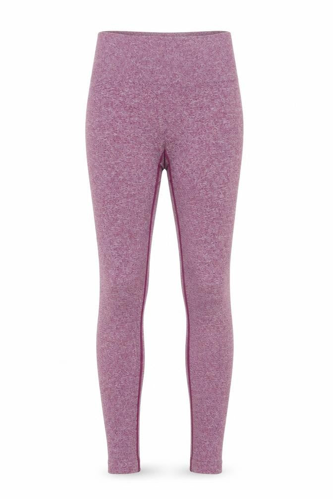Front view of URB Sport Women's Purple Compression Leggings M