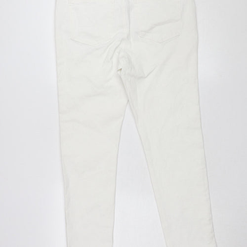 Marks and Spencer Women's White Slim Jeans Size 18