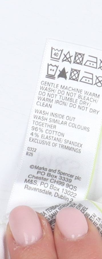 Marks and Spencer Women's White Slim Jeans Size 18