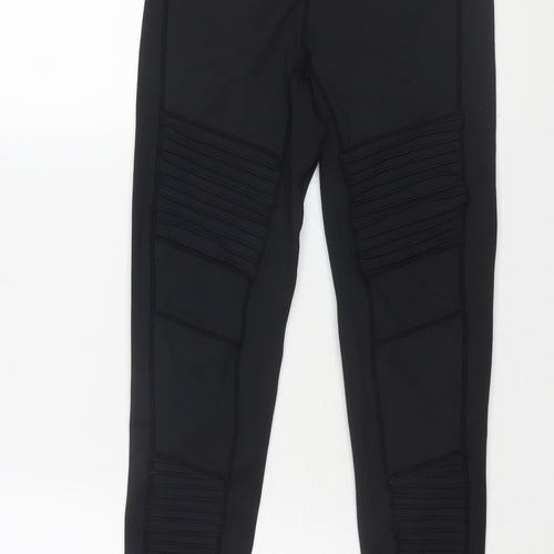 Yoga Leggs Women's Black Stretch Leggings, Size S