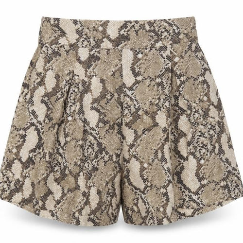 H&M Women's Brown Animal Print Culotte Shorts Size 6