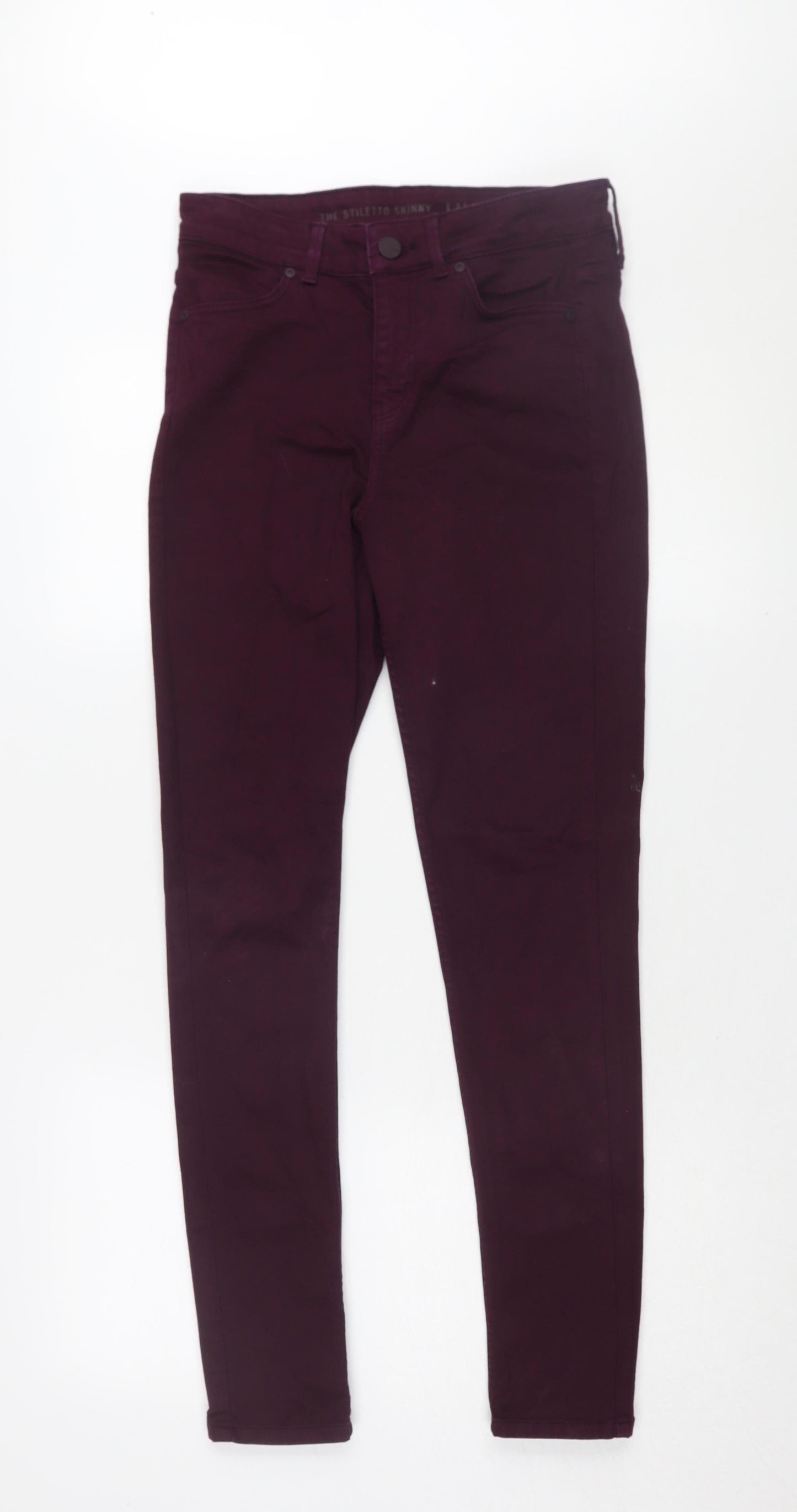Oasis Women's Purple Skinny Jeans Size 10