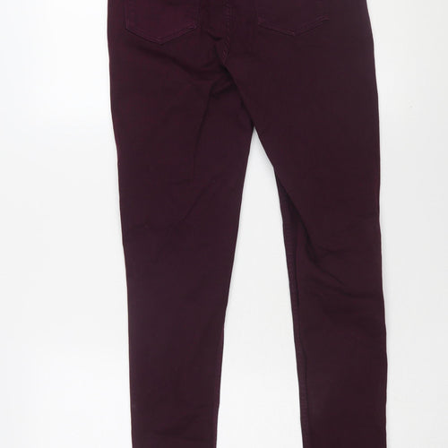 Oasis Women's Purple Skinny Jeans Size 10