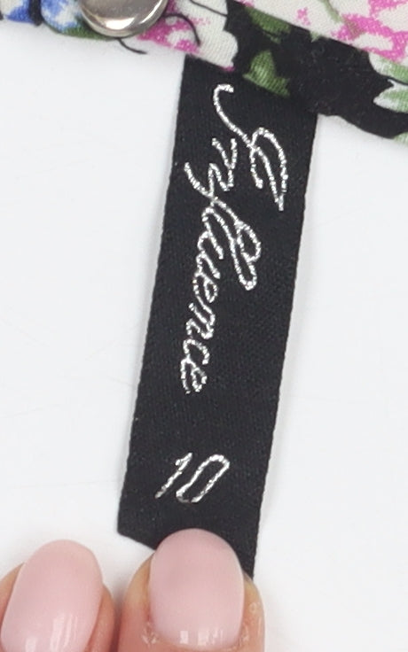 Sylverence Women's Multicoloured Floral Jumpsuit Size 10