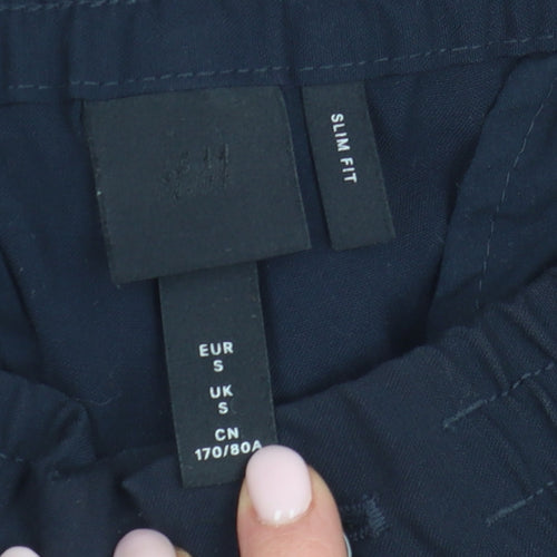 H&M Men's Black Slim Fit Chino Shorts - Size S