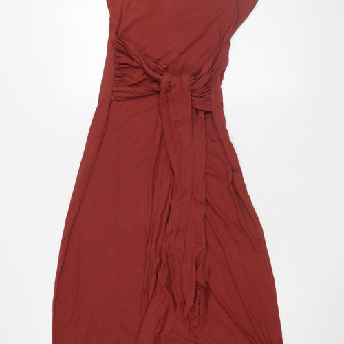 ASOS DESIGN Women's Red Midi Tank Dress Size 12