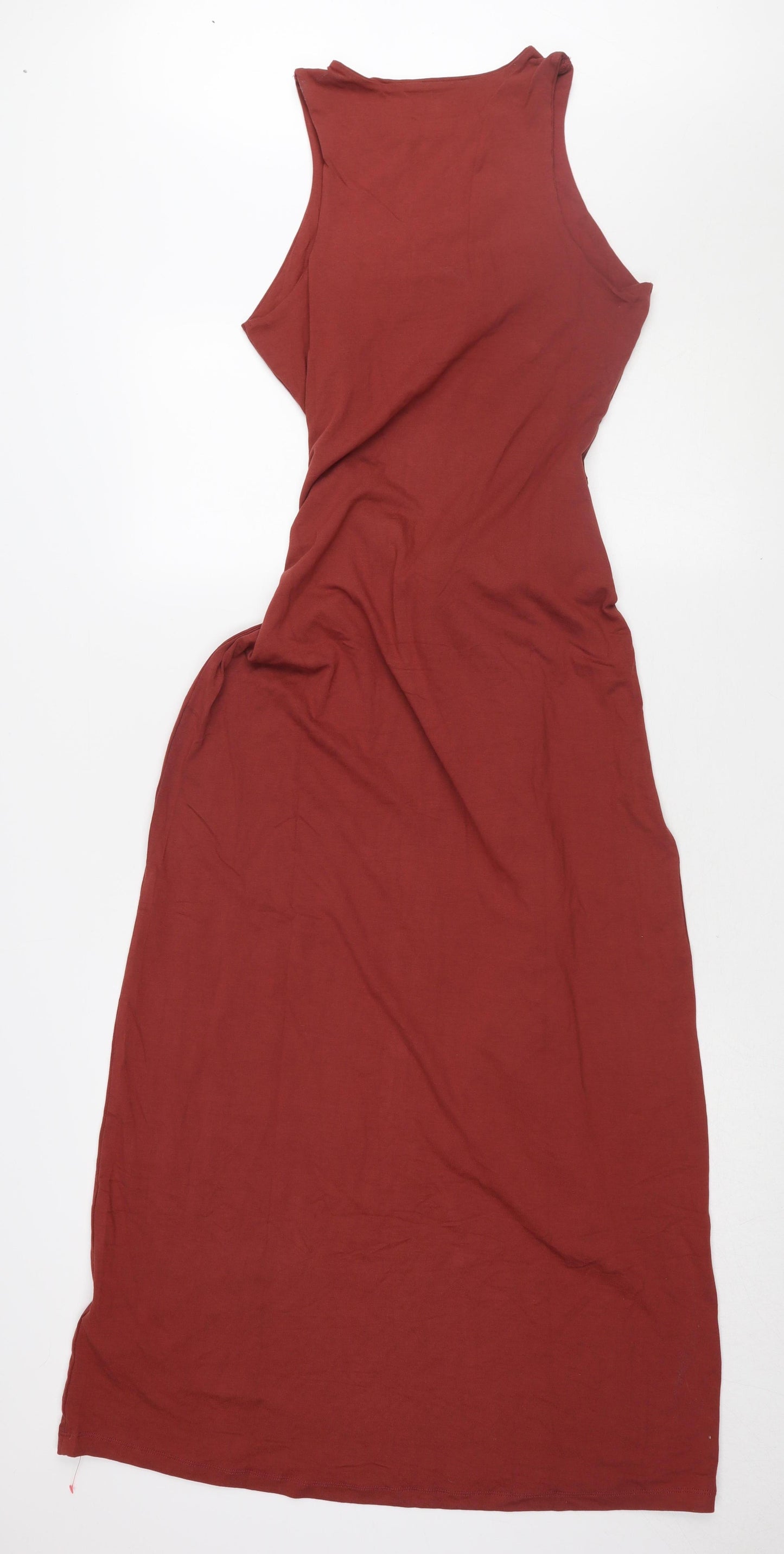 ASOS DESIGN Women's Red Midi Tank Dress Size 12