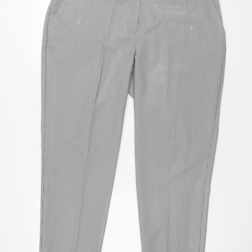 Dorothy Perkins Women's Grey Cropped Trousers Size 16
