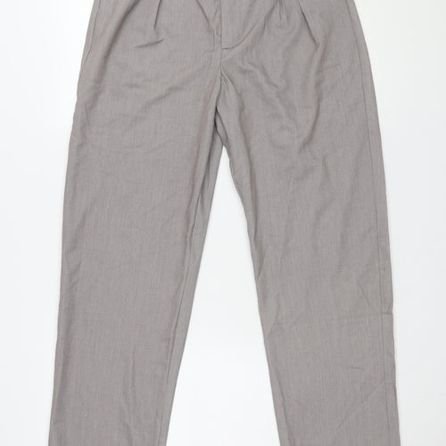 Nasty Gal Women's Grey Dress Pants, Size 10, Pleated