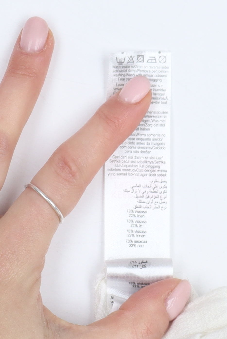 New Look Women's Ivory Wide-Leg Linen Blend Trousers Size 8