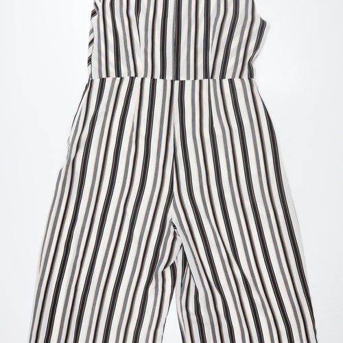 Miss Selfridge Women's Multicolour Stripe Jumpsuit, UK 16