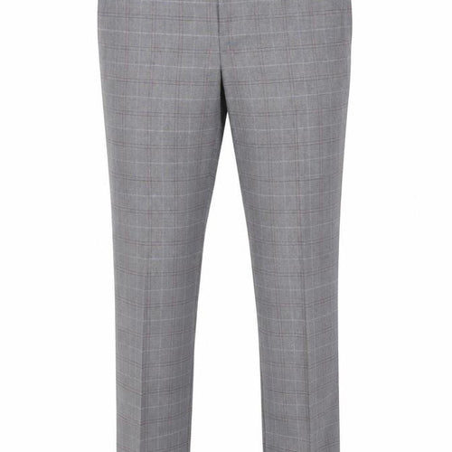 Mango Grey Check Dress Pants, Size 6, Women's Formal